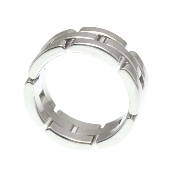 CARTIER 18k Silver Maillon Panthere Ring - Picture 7 of 10